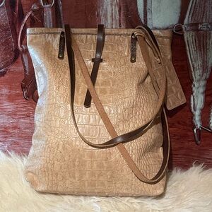Bauxo leather tote bag